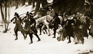 La fuga degli ugonotti da George Sheridan Knowles