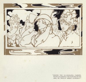 Illustrazione per Il Felice Ipocrita di Max Beerbohm