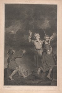 Finestra occidentale della cappella, New College Oxford, Adorazione dei pastori, dalla scena della Natività da George Siegmund Facius