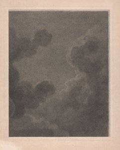 Finestra occidentale della cappella, New College Oxford, parte delle nuvole dalla scena della Natività da George Siegmund Facius