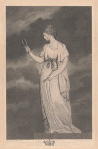 Finestra Ovest della Cappella, New College Oxford: Le Virtù - Prudenza da George Siegmund Facius