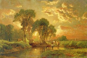 Medfield, Massachusetts da George Snr. Inness