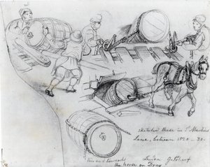 Carrettieri e cavallo, c.1820-30