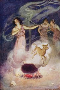 Giasone e gli Argonauti: "Sussurrò i suoi incantesimi su di lui, e lui saltò fuori di nuovo come un giovane agnello" da George Soper