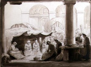 Sgranare piselli, Covent Garden da George Soper