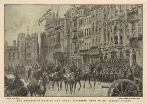 Il funerale della regina Vittoria da George Soper