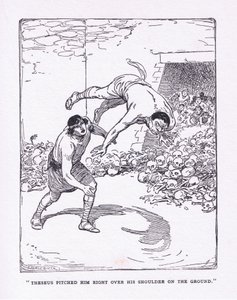 Il mare lo lanciò proprio sopra la sua spalla a terra, da Gli Eroi pubblicato da George Allen e Unwin 1929 da George Soper