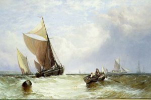 Navigazione in un giorno ventoso da George Stainton