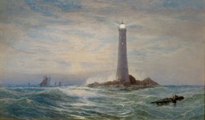 Il faro di Eddystone da George Stanfield Walters