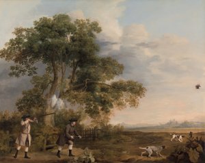 Due gentiluomini che sparano da George Stubbs