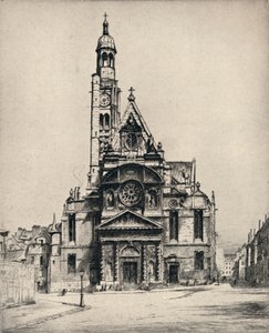 Chiesa di Saint-Étienne-du-Mont, 1915 da George T Plowman