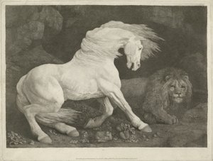 Il cavallo e il leone, 1770 da George Townley Stubbs