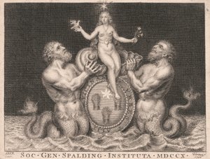 Ex libris: La Società dei Gentiluomini di Spalding da George Vertue