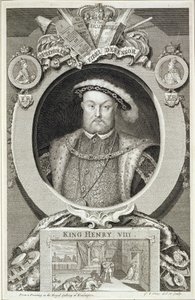 Enrico VIII (1491-1547), dopo un dipinto nella Royal Gallery a Kensington