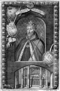 Giovanni di Gaunt, 1° duca di Lancaster, XVIII secolo da George Vertue