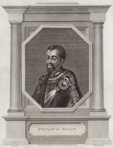 Re Filippo II di Spagna da George Vertue