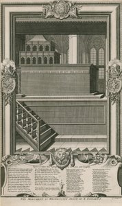 Il monumento di Re Edoardo I da George Vertue