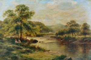 Le valli del Derbyshire, 1891 da George Vicat Cole