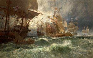 La chiamata alla resa da George Vicat Cole