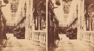 Gruppo di 5 Vedute Stereografiche dell