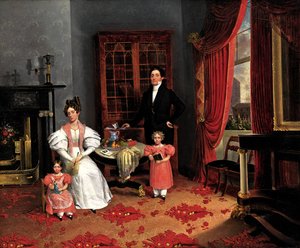 La famiglia di John Q. Aymar, ca. 1833