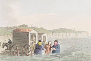 Bagno in mare nella baia di Bridlington, da "Costumi dello Yorkshire", di George Walker
