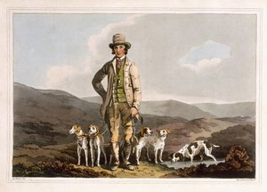 Il domatore di cani, inciso da Robert Havell il Vecchio, pubblicato nel 1814 da Robinson e Son, Leeds da George Walker
