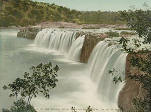 Cascate sul fiume Tugela vicino a Colenso, Natal
