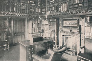 Studio di Sir Walter Scott, Abbotsford, 1904 da George Washington Wilson