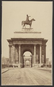 La statua del Duca di Wellington da George Washington Wilson