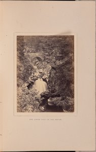 La cascata inferiore sul Bruar da George Washington Wilson