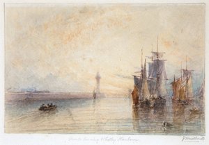 Navi che lasciano il porto di Whitby