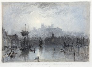 Whitby dalla Stazione Ferroviaria; Chiaro di Luna da George Weatherill