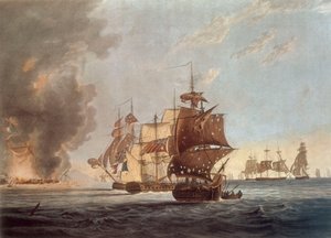 Agli Ufficiali, Marinai e Marines delle Navi di Sua Maestà Amphion, Cerberus, Volage & Active, Questa Tavola rappresenta...l