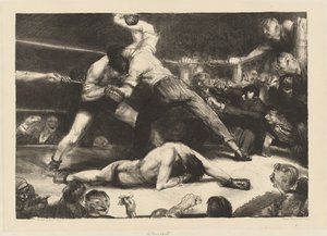 Un Knockout da George Wesley Bellows