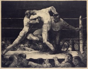Un cervo da Sharkey (litografia) da George Wesley Bellows