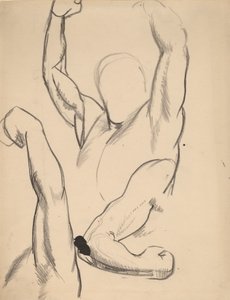 Braccia di un pugile, 1916 da George Wesley Bellows