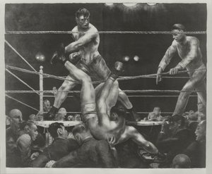 Dempsey e Firpo da George Wesley Bellows