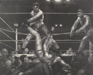 Dempsey e Firpo da George Wesley Bellows