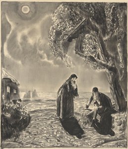 Figure al chiaro di luna da George Wesley Bellows