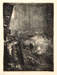 Cani affamati, Seconda Pietra, 1916 da George Wesley Bellows