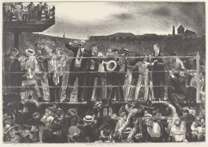 Presentazione di Georges Carpentier, 1921 da George Wesley Bellows