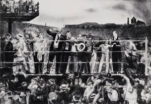 Presentazione di Georges Carpentier, 1921 da George Wesley Bellows