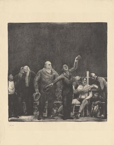 Presentazione di John L. Sullivan, 1916 da George Wesley Bellows