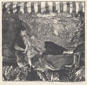 Madre e bambini, 1916 da George Wesley Bellows