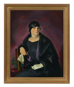Ritratto della signora Walter Richter (olio su tela) da George Wesley Bellows