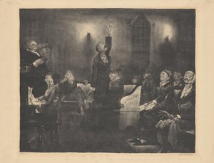 Riunione di preghiera, seconda pietra, 1916