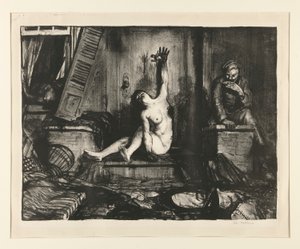 La sigaretta dalla serie di guerra da George Wesley Bellows