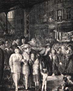 La strada, 1917 da George Wesley Bellows