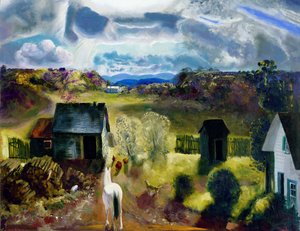 Il cavallo bianco da George Wesley Bellows